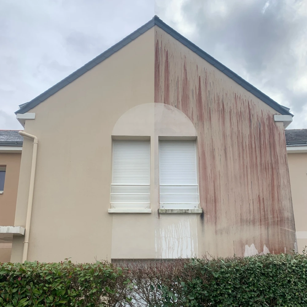 nettoyage extérieur et traitement façade à Angers ID Peinture
